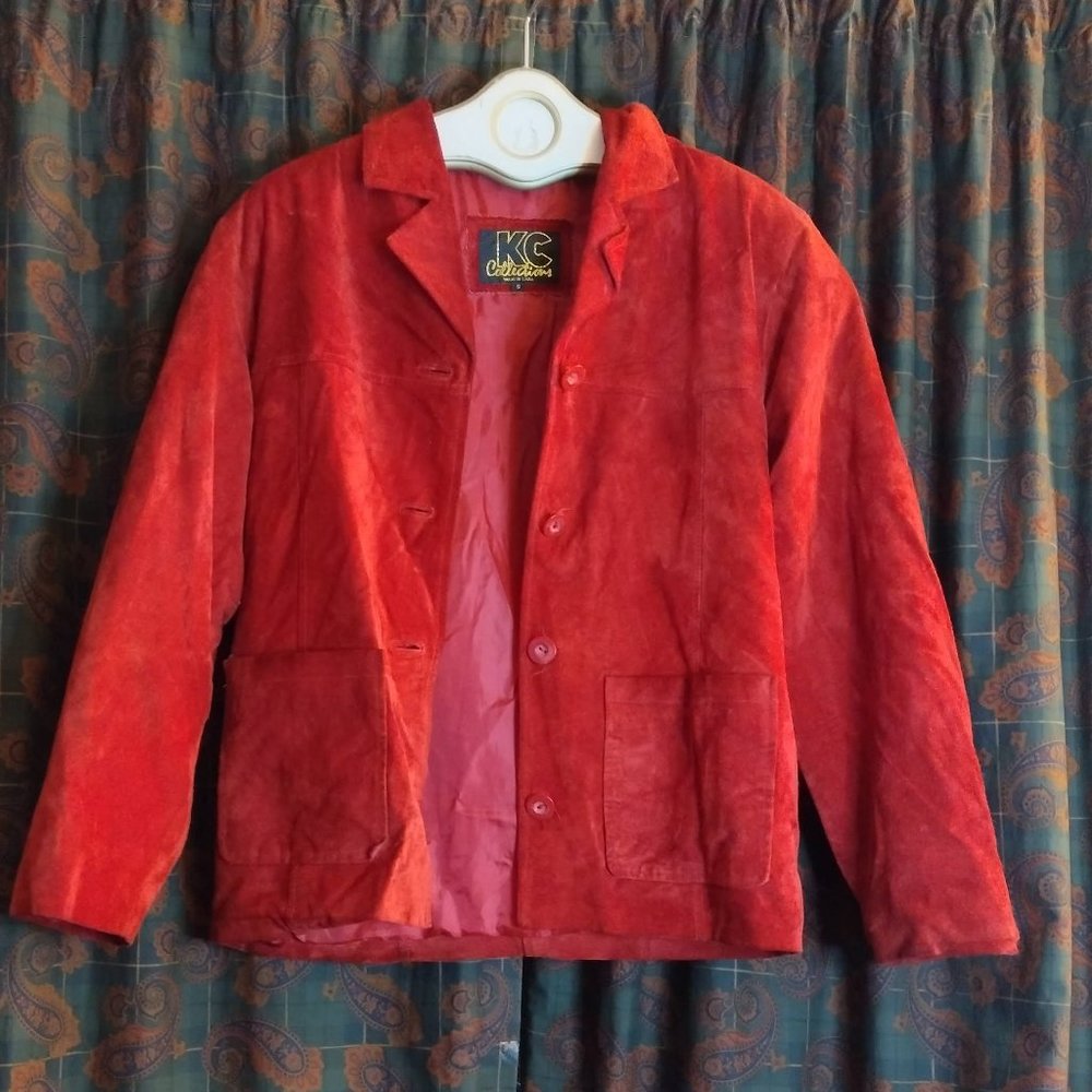 VTG KC Collection Suede Jacket Size S
